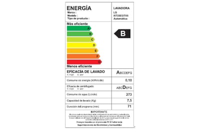Lavadora LG WT25EGTX6, imagen 10 de la galería oficial
