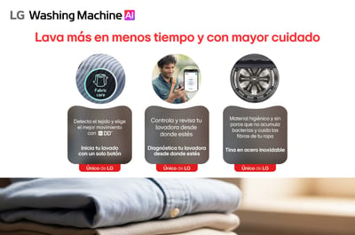 Lavadora LG WT25EGTX6, imagen 3 de la galería oficial