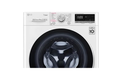 Lavadora LG WM12WVC4S6 blanca de 12 kg, imagen oficial 4