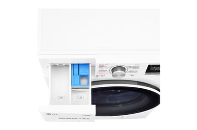 Lavadora LG WM12WVC4S6 blanca de 12 kg, imagen oficial 6