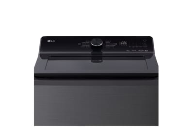 Lavadora LG WT19PBTX6 de 19 kg Negro Platina, detalle del panel de controles