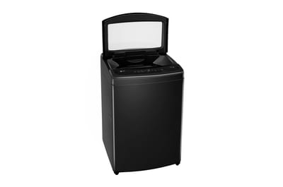 LG WT19OBVTB de 19 kg: vista superior desde el lado derecho