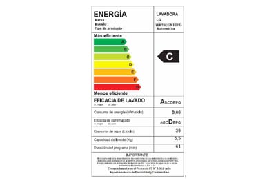 Lavadora LG WM15EGNTSPG, imagen oficial 11