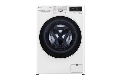 Lavadora secadora LG WD9WVC4S6, vista frontal