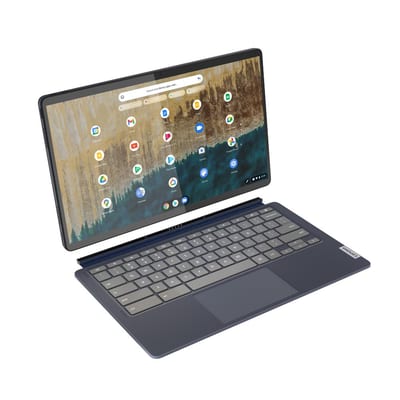 Lenovo IdeaPad Duet 5 Chromebook 13.3 OLED táctil, Snapdragon 7c Gen 2, 4GB RAM, 128GB eMMC, Abyss Blue, vista 2