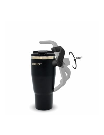 BOTO Gyro BG32-JB, 950 ml / 32 oz, Jet Black; vista y detalles oficiales 4.