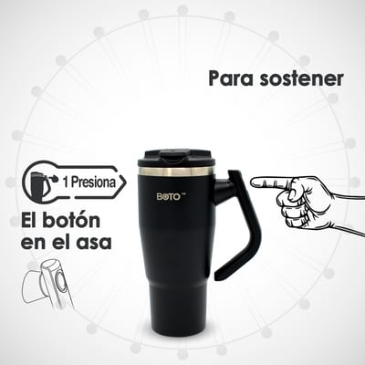 BOTO Gyro BG32-JB, 950 ml / 32 oz, Jet Black; detalle oficial del asa 16.