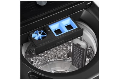 Lavadora LG WT15OBTX6: Detalle interior del dispensador