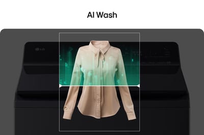 Lavadora LG WT15OBTX6: Demostración de detección de tejidos AI Wash