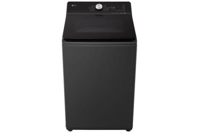 Lavadora LG WT15OBTX6: Vista frontal elevada del producto completo