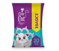 Arena sanitaria Cute Cat con carbón activado, 20 kg