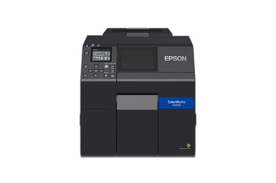 Epson ColorWorks C6000Au con cortador automático, vista frontal