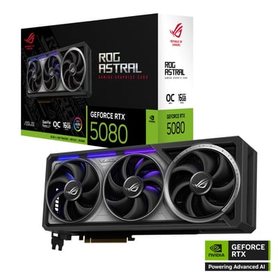 ASUS ROG-ASTRAL-RTX5080-O16G-GAMING: tarjeta y empaque (15)