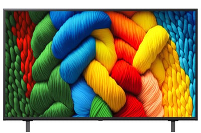 Vista frontal del televisor LG 50NANO80ASA NanoCell 4K.