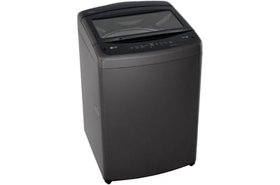 Lavadora LG WT19MVTB de 19 kg Negro Medio, vista izquierda