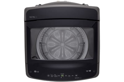 Lavadora LG WT19MVTB de 19 kg Negro Medio, vista superior