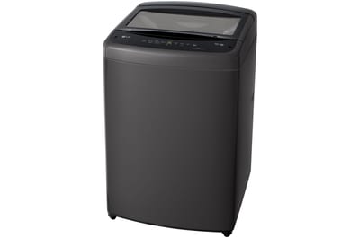 Lavadora LG WT19MVTB de 19 kg Negro Medio, vista lateral derecha