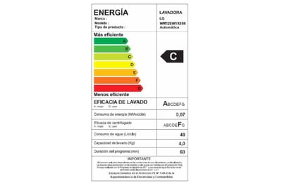 Lavadora LG WM12EWVX5S6 12 kg AI DD Blanca, imagen 12: LG Lavadora 12Kg con AIDD™, WM12EWVX5S6