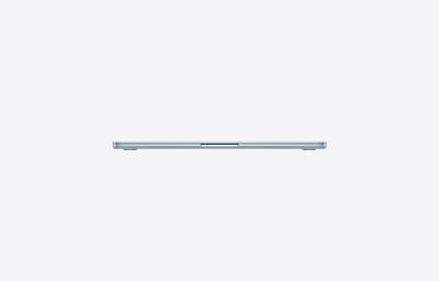 Apple MacBook Air 13 pulgadas M5 Sky Blue (azul cielo): vista frontal cerrado