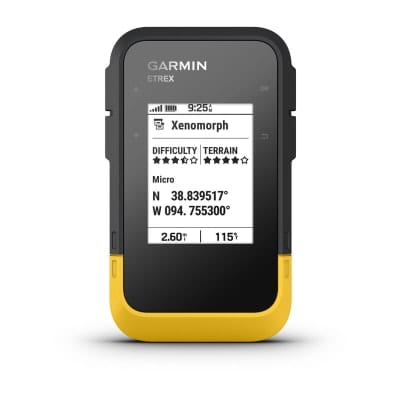 Garmin eTrex SE, pantalla de geocaching