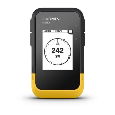 Garmin eTrex SE, vista frontal con brújula