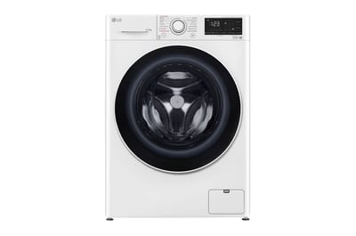 Lavadora secadora LG WD12WVC5S6, vista frontal