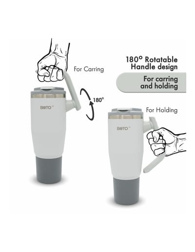BOTO Gyro BG40-SV, 1,18 L / 40 oz, Silver Bullet; vista y detalles oficiales 4.