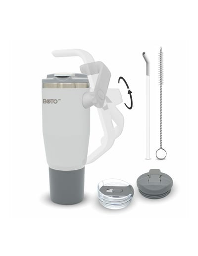 BOTO Gyro BG40-SV, 1,18 L / 40 oz, Silver Bullet; vista y detalles oficiales 7.