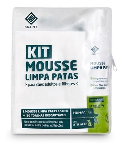 Pratipet Kit Mousse - Limpia Patitas