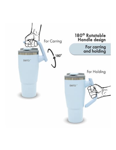 BOTO Gyro BG32-IB, 950 ml / 32 oz, Ice Blue; vista y detalles oficiales 5.