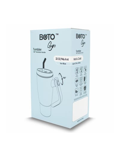 BOTO Gyro BG32-IB, 950 ml / 32 oz, Ice Blue; vista y detalles oficiales 11.