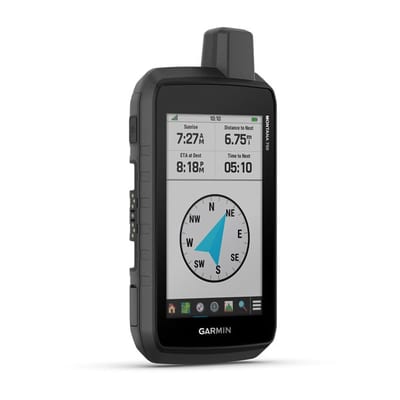 Garmin Montana 700, vista en perspectiva con brújula