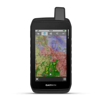 Garmin Montana 700, pantalla de mapas meteorológicos