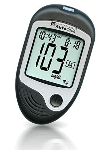 Glucometro Prodigy AutoCode para monitoreo de glucosa