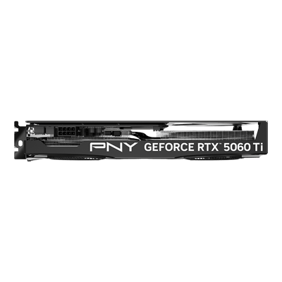 PNY GeForce RTX 5060 Ti 16GB Dual Fan — perfil lateral