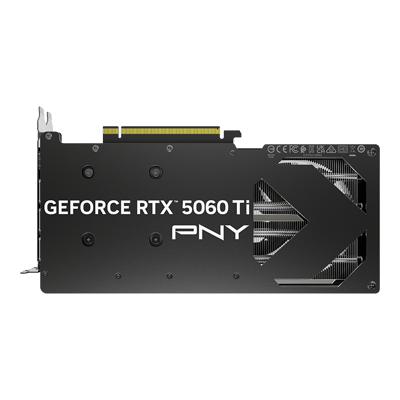 PNY GeForce RTX 5060 Ti 16GB Dual Fan — placa posterior
