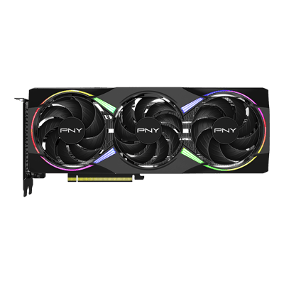 PNY GeForce RTX 5060 Ti 16GB EPIC-X RGB Overclocked Triple Fan — vista frontal