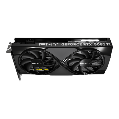 PNY GeForce RTX 5060 Ti 16GB Overclocked Dual Fan — perfil superior