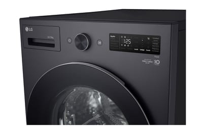 Lavadora secadora LG WD20EGNTSPG: detalle superior frontal