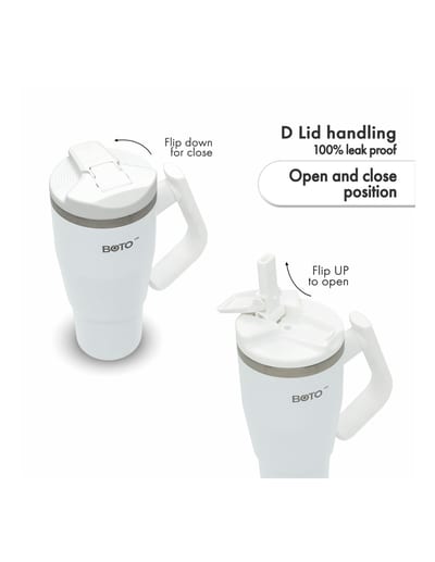 BOTO Gyro BG32-MW, 950 ml / 32 oz, Moon White; vista y detalles oficiales 6.