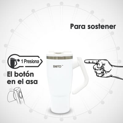 BOTO Gyro BG32-MW, 950 ml / 32 oz, Moon White; detalle oficial del producto 16.