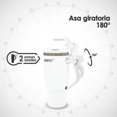 BOTO Gyro BG32-MW, 950 ml / 32 oz, Moon White; detalle oficial del producto 15.