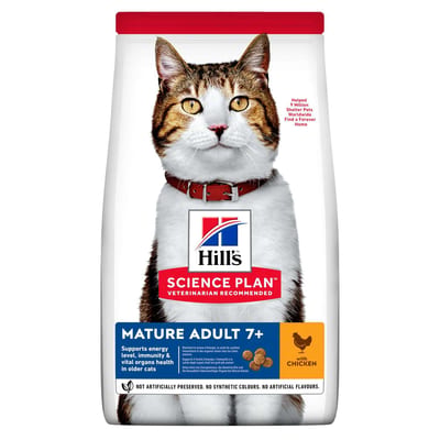 Hill's Mature 7+ Feline, alimento para gatos mayores, 1,8 kg