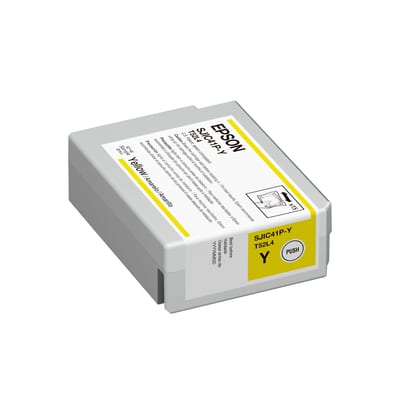 Cartucho Epson SJIC41P-Y amarillo para ColorWorks C4000, vista del consumible
