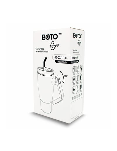 BOTO Gyro BG40-MW, 1,18 L / 40 oz, Moon White; vista y detalles oficiales 11.