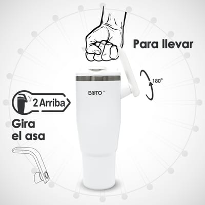 BOTO Gyro BG40-MW, 1,18 L / 40 oz, Moon White; detalle oficial del producto 17.