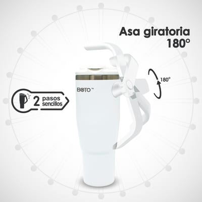 BOTO Gyro BG40-MW, 1,18 L / 40 oz, Moon White; detalle oficial del producto 15.