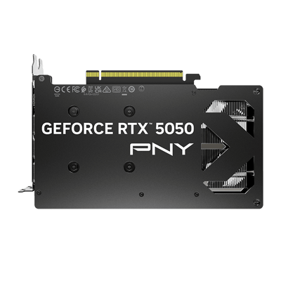 PNY GeForce RTX 5050 8GB Dual Fan — placa posterior