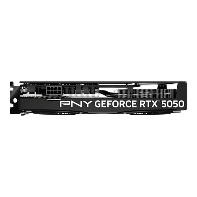 PNY GeForce RTX 5050 8GB Dual Fan — perfil lateral