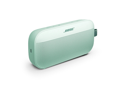 Parlante Bose SoundLink Flex 2nd Gen Dewdrop Mint, galería oficial del producto.